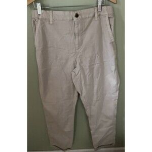 Old Navy Women's Tan Full Length Pants Stretch Material Elastic Waist Tall Large